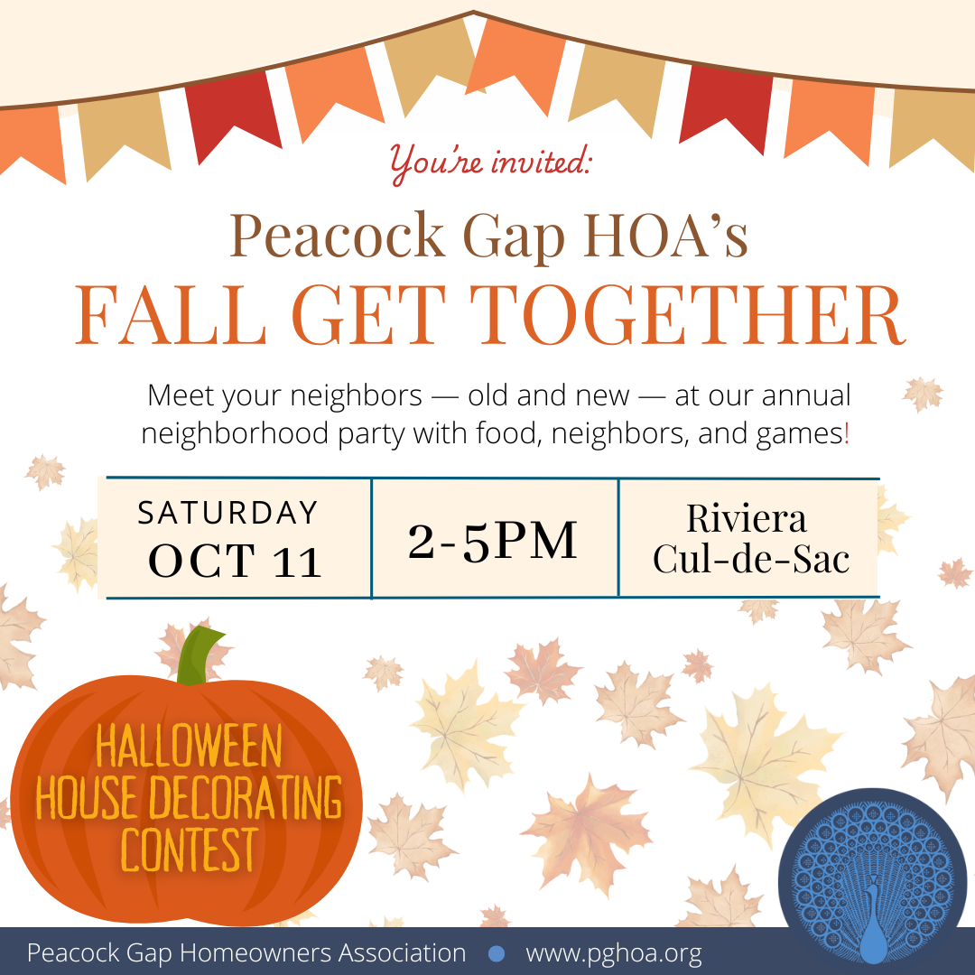 Featured image for “2025 Peacock Gap HOA Fall Get Together”